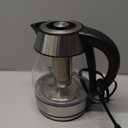 Chefman Electric Kettle, 1.8L 1500W, Hot Water Boiler, Removable Lid for Easy Cleaning, Auto Shut Off, Boil-Dry Protection, Stainless Steel Filter, BPA Free, Borosilicate Glass Electric Tea Kettle