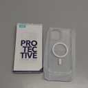 ESR for iPhone 13 Pro Max Case, Compatible with MagSafe, Shockproof Military-Grade Protection, Yellowing Resistant, Magnetic Phone Case for iPhone 13 Pro Max, Classic Hybrid Case (HaloLock), Clear