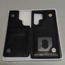 DJDUCK Designed for Samsung Galaxy S25 Ultra Case Wallet with Card Holder, [Magnetic Clasp Cover] [RFID Blocking Leather Protection] Shockproof Women Men Cases for Samsung S25 Ultra Black