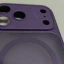 CANSHN Magnetic Compatible with iPhone 17 Pro Max Case, Upgraded [Full Camera Protection] [Compatible with Magsafe] [Translucent Matte] Shockproof Protective Phone Cover 6.9 Inch - Deep Purple