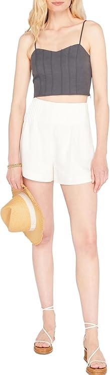 Club Monaco Women's Pintuck Bandeau Top, Medium
