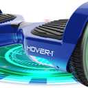 Hover-1 Ultra Electric Hoverboard - 9MPH Top Speed, 9 Mile Range, 400W Motor, Long Lasting Li-Ion Battery, Rider Modes: Beginner to Expert, 5HR Full Charge Self Balancing Scooter (Blue)