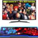 Pandora Box Console 29800 Arcade Games in 1,Retro Game Machine for TV PC Projector, Supports Up to 4 Players, Full HD Output, Search, Save, Hide, Favorites List (10000 3D Games Basic)