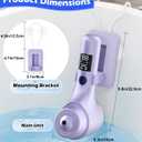 Bath Jet Spa for Tub, 10400mAh Rechargeable Bathtub Jet with Smart Temperature Sensor & LED Display, Portable Jet Spa with Bubble/Jet Mode & Adjustable Speed, IPX8 Waterproof for Daily Home Spa