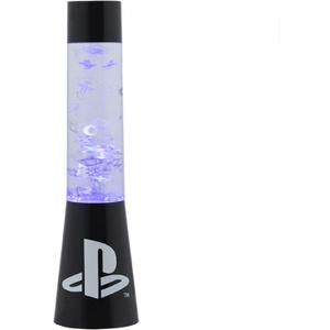 Paladone PlayStation Glitter Flow Lamp Night Light, Bedroom Dcor Mood Light, 33 cm