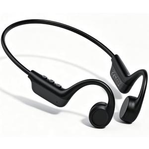 Bone Conduction Sports Headphones 27g Ultra-Light Frame for All-Day Comfort, Bluetooth 6.0, Immersive Sound, Crisp Calls & Video, Trendy Black-Gray, Perfect for Cycling, Gym, Outdoor Sports