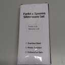 Hiware 24-piece Forks and Spoons Silverware Set, Food Grade Stainless Steel Flatware Cutlery Set for Home, Kitchen and Restaurant, Mirror Polished, Dishwasher Safe