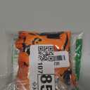 Halloween Fabric 1 Yard Ghost Pumpkin Cats Pattern Halloween Orange Printed Fabric for Sewing Quilting Apparel Crafts Home Decor Supplies (1 Piece)