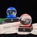 vskikris LED Crystal Display Base - 6-Color Touch Light for 3D Glass Art, Home Decor & Gift Display (2.68x2.68in ABS Platform) Set of 2