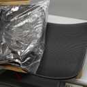 Tall Drafting Chair with Footrest Ring for Home and Work, Ergonomic Home Desk Office Chair with Flip up Arms and Lumbar Support, Extended Height Executive Desk Office(Black)