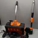 VIVOHOME 17Inches Cordless Snow Shovel 40V, Battery Powered Electric Snow Blower with Adjustable Front Handle and 3 Adjustable Throwing Directions, 4.0Ah Battery and Charger Included,Orange