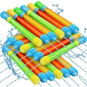 Water Gun Toy - Shoot Up to 40 Feet, 18 PCS Outdoor Squirt Gun Pool Toys for Kids & Adults, Water Guns for Swimming Pool Beach Summer Party Games