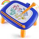 Smasiagon Toddler Boy Toys Age 1-2, Magnetic Drawing Board for 1 2 3 Year Old, Early Learning Doodle Board Sketch Pad, Birthday Halloween Christmas Day Gifts for 1 2 3 Year Old (Royal Blue)