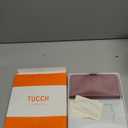 TUCCH Wallet Case for iPhone 16 with [Wrist Strap], Magnetic Closure RFID Blocking 4 Card Slot, Stand Shockproof TPU Shell PU Leather Folio Compatible with iPhone 16 2024, Dark Red with Wristlet