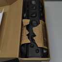 Portable Feet Acupressure Mat, Foldable Foot Massager Mat, Pressure Point Massage Pad, Anti Fatigue Office Standing Desk Pad, Stand Up Pad, Relieve Foot Pain (Black - Small)