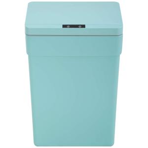 BestOffice 13 Gallon Trash Can Plastic Kitchen Trash Can Automatic Touch Free High-Capacity Garbage Can with Lid for Bedroom Bathroom Home Office 50 Liter Blue