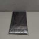 Restaurant Check Presenters - Guest Check Card Holder with Gold Thank You Imprint - 5.5" x 10" (Black, 2 Pack)