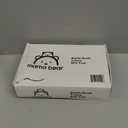 Amazon Brand - Mama Bear Baby Bottle Brush with Nipple Cleaner and Suction Cup Stand, White (Pack of 3)