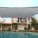 Quictent 20X20FT 185G HDPE Square Sun Shade Sail Canopy 98% UV Block Outdoor Patio Garden with Hardware Kit (20 x 20 ft, Grey) (Gray)