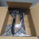 14" Large Heavy Duty Garage Hooks, 4-Pack Steel Garage Storage Hooks with Support Rods, Utility Wall Mount Hangers for Power Tools, Car Tires, Ladders, Chairs, Garden Tools and More