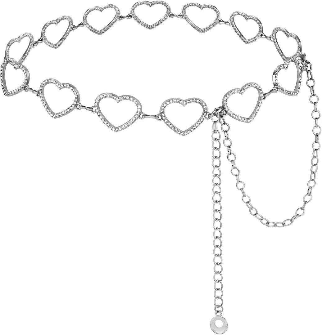 Gold Silver Waist Chain Belt for Women - Cowgirl Style for Dresses