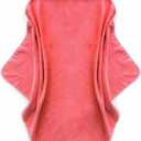 Organic Cotton Toddler Poncho Towel 33"x33" – Ultra-Soft Hooded Bath & Beach Towel with Bear Ears – Absorbent Kids Towel for Boys & Girls 0-5T, Premium for Pool, Bath & Travel (Coral)