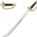 30-Inch Foam Pirate Cutlass Swords - Perfect for Cosplay, Roleplaying, and Halloween Costume Props. Safe and Durable Training Swords