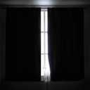 BGment Classic Blue Blackout Curtains for Bedroom - Thermal Insulated Room Darkening Curtains with Rod Pocket and Back Tab for Living Room, 2 Window Curtain Panels (42 x 63 Inch)