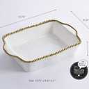 Pampa Bay Titanium Baking Dish (Rectangular, Golden Salerno)