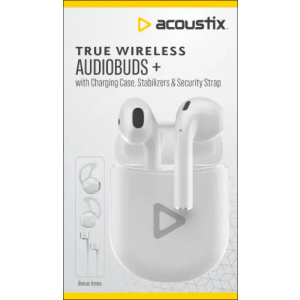 Acoustix™ True Wireless Earbuds - White