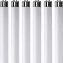 KOR (Pack of 6) F13T5/CW - T5 Fluorescent 4100K Cool White - 13 Watt - 21" Super Long Life Light Bulbs