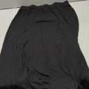 Lock and Love Women's Casual Comfy Stylish High Waist Flare Long Maxi Skirt  (XX-Large, Wb1434_black)