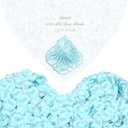 3 x 1000Pieces Rose Petals, Artificial Flower Petals Fake Rose Petals for Romantic Night,Wedding,Proposal Anniversary Flower Decorations(Tiff Blue) (1000pcs)