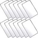Mimorou 12 Pcs Baking Sheet Stainless Steel Cookie Small Metal Sheet Pans Professional Rectangle Oven Trays Kitchen Baking Cooking Oven and Toaster, Dishwasher Safe(10.2 x 5.9 Inch)