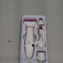 Electric Razor for Women Men,4 in 1 Painless Ladies Wet & Dry Body Razors and Facial Hair Remover,Rechargeable Led Display Hair Removal Kit for Nose Face Body Leg Bikini Arm Hair (Pink)