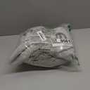 Deconovo White Curtains 63 Inch Length (52x63 Inch, Silver Grey/Silver, 2 Panels) Room Darkening Curtains, Thermal Drapes, Decorative Silver Print Panels