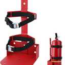 Fire Extinguisher Mount,Heavy Duty Vehicle Bracket Compatible with 20lb ABC, 10lb CO2 or a 15lb CO2 Fire Extinguishers (Red)