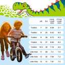 Toddler Sneakers Light Up Shoes for Boy Girl with Hook and Loop Comfortable Led Shoes Non-Slip Dinosaur Shark Shoes Little Kid (Black)