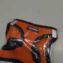 Best Pet Supplies Voyager Step-in Air Harness - All Weather Mesh, Reflective, No Pull Harness for Dogs, Cats - Secure with Hook & Loop Fastener, Buckle, Double D-Rings - Orange/Black Trim, M (M (Chest: 16 - 18"))