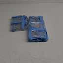 Clear Vinyl Zippered Storage Bags (3-Pack) 40L Sturdy Storage Bags for Sweaters, Blankets, Comforters, Bedding Sets and Much More! (Light Blue, 18x15x9)