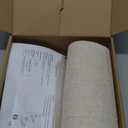 Small Lamp Shade, Beige Drum Lampshade 8.7''Top X 8.7'' Bottom X 7.9'' High, Replacement Lamp Shade Natural Linen Hand Crafted for Table Lamps Floor Lamps Chandelier Lamp, Easy Assembly Required