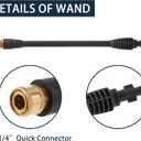 JOEJET High Pressure Washer Replacement Gun with Jet Wand and 5 Spray Nozzle Tips, Compatible with Some Karcher, Ryobi, Powerstroke Electric Power Washer