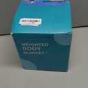 Kivik Weighted Lap Blanket, 7 lbs Weighted Lap Pad for Adults, Small Travel Weighted Blanket for Relaxation, Portable & Breathable, Grey, 24"x29"