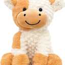 Cow Stuffed Animals, 9 inch Cute Plush Toy Doll for Kids Boys Girls Women (Brown)
