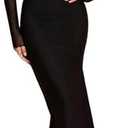 XinFSh Women's Spring Long Sleeve Wedding Guest Maxi Dress Mesh Ruched Bodycon Formal Cocktail Dresses XL, Black 