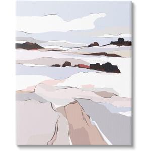 Stupell Industries Winter Mountain Abstract Landscape Canvas Wall Art, Design by Nikita Jariwala (24L" x 1.5W")