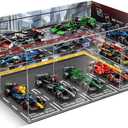 Clear Acrylic Display Case for Lego Speed Champions Ultimate Formula 1 Collector's Pack (Model Car NOT Included) Dust-Proof Protective Showcase Box for Lego 66802 F1 Model Car Kit