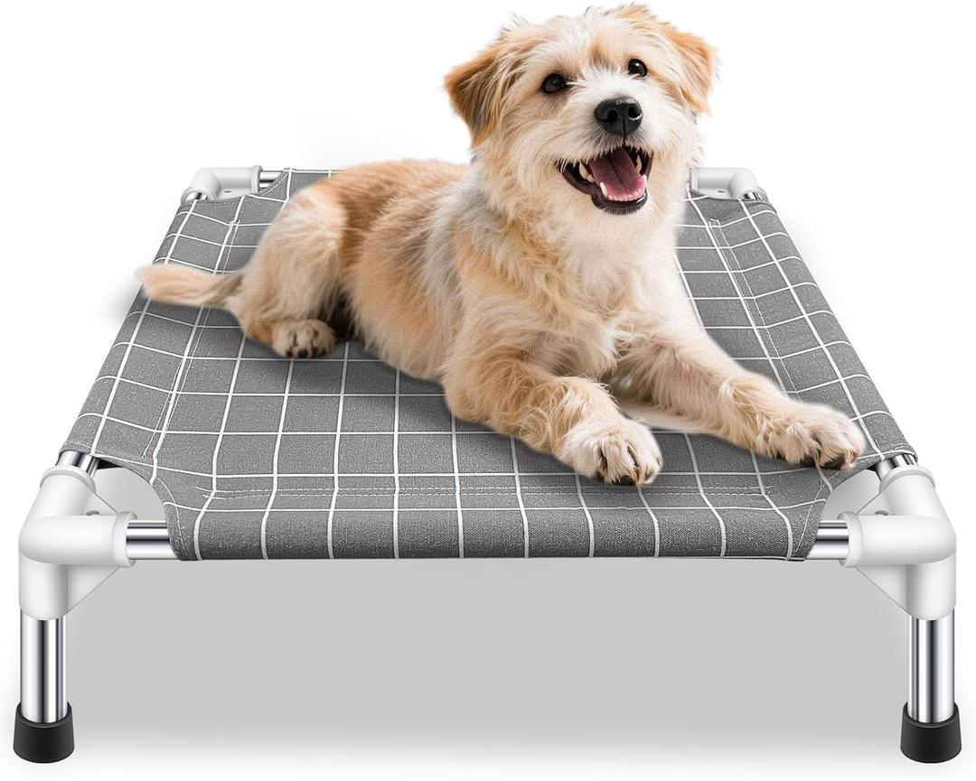 Elevated Pet Bed Dog Cot- Pet Bed for Small Dogs | Raised Dog Bed for Indoor and Outdoor Use for Small Pets