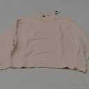 ZESICA Women's Casual Turtleneck Long Lantern Sleeve Oversized Ribbed Knit Pullover Sweater Jumper Top Size S Beige