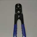 Delgada PEX Crimping Tool 1/2" & 3/4" Combo PEX Crimper Kit for Crimping Copper Rings with Go/No-Go Gauge ASTM F1807 Standard Compliant